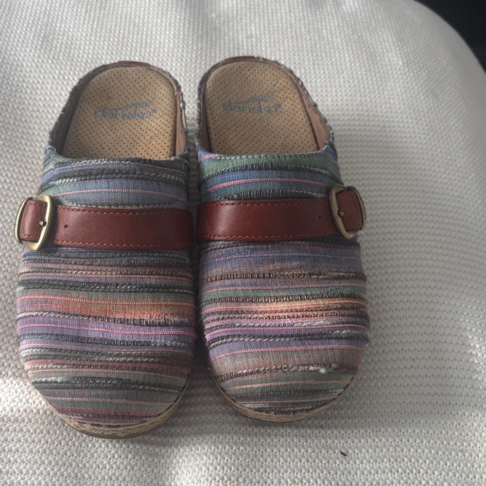 Dansko Multicolor Striped Women's Shoes